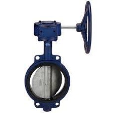CI Butterfly Valve Wafer Type SG Iron Disc Gear Operated PN 1.0 (Castle)